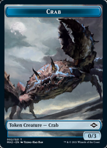 Crab Token // Treasure Token (20) [Modern Horizons 2 Tokens]