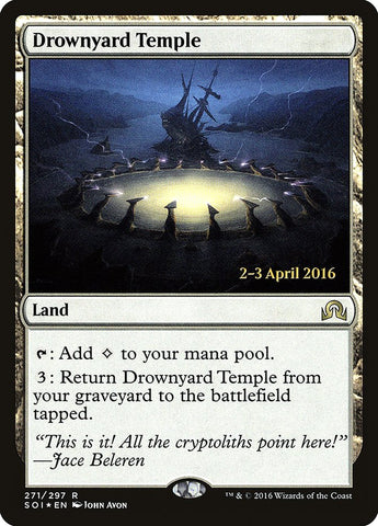 Drownyard Temple [Shadows over Innistrad Prerelease Promos]