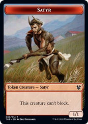 Satyr // Goblin Construct Double-sided Token [Challenger 2021 Tokens]