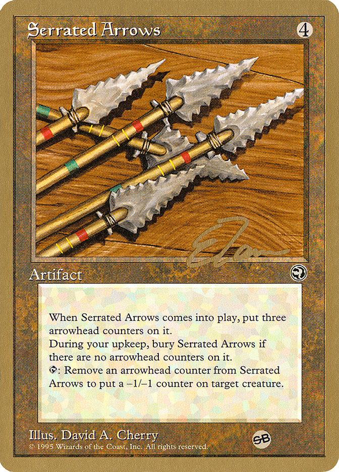 Serrated Arrows (Eric Tam) (SB) [Pro Tour Collector Set]