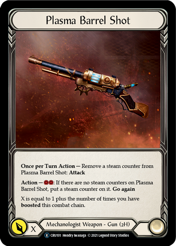 Plasma Barrel Shot [U-CRU101-RF] Unlimited Rainbow Foil