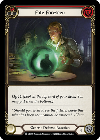 Fate Foreseen (Red) [U-ARC200] Unlimited Rainbow Foil