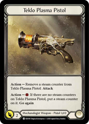 Teklo Plasma Pistol [CRU100] 1st Edition Normal