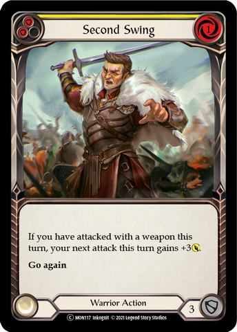Second Swing (Yellow) [U-MON117-RF] Unlimited Rainbow Foil