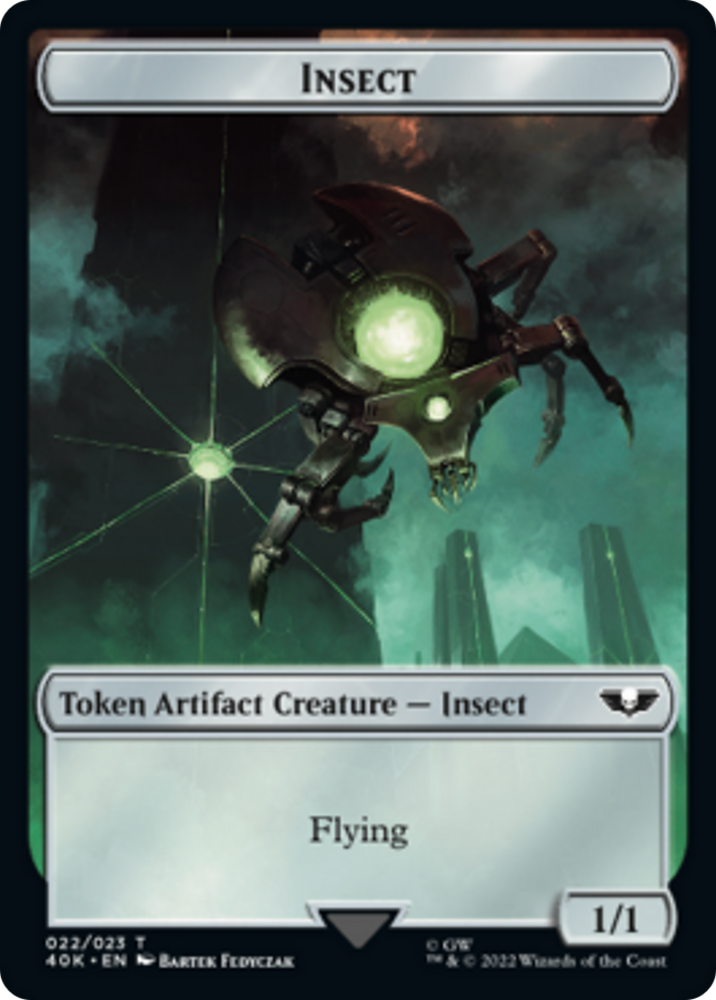 Necron Warrior // Insect [Universes Beyond: Warhammer 40,000 Tokens]