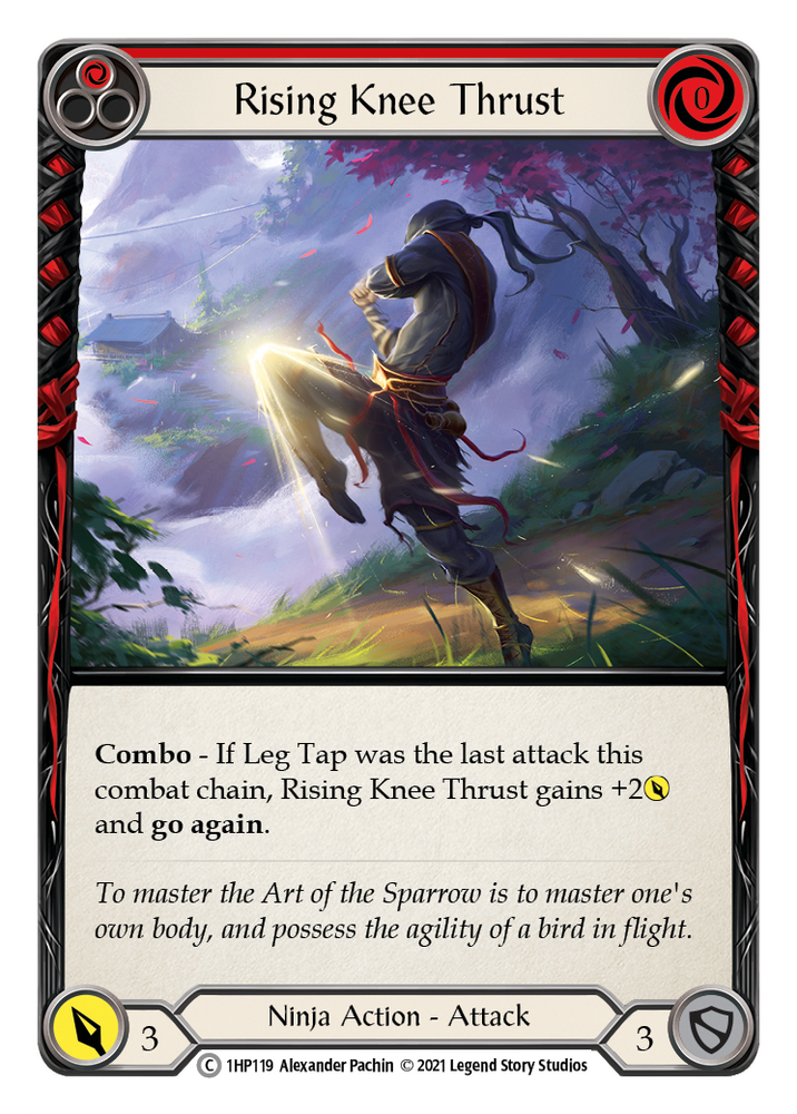 Rising Knee Thrust (Red) [1HP119]