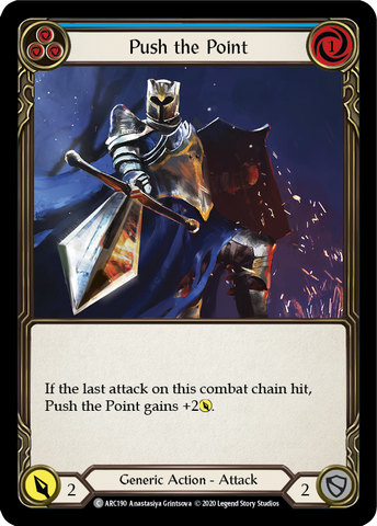 Push the Point (Blue) [U-ARC190] Unlimited Rainbow Foil