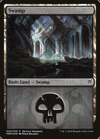 Swamp (A02) [Guilds of Ravnica Ravnica Weekend]