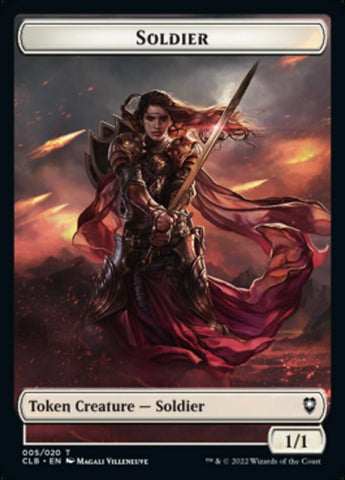 Treasure // Soldier Double-sided Token [Commander Legends: Battle for Baldur's Gate Tokens]