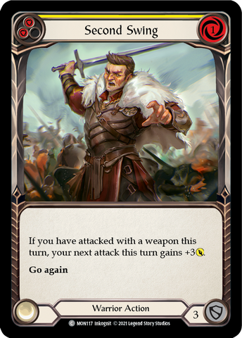 Second Swing (Yellow) [MON117-RF] 1st Edition Rainbow Foil