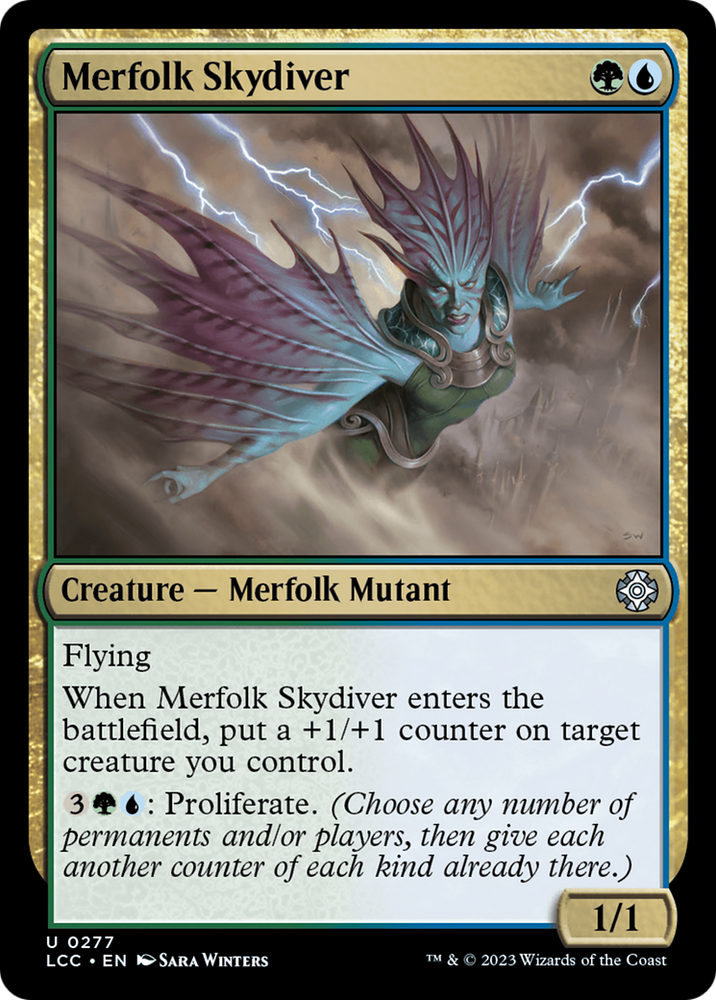 Merfolk Skydiver [The Lost Caverns of Ixalan Commander]