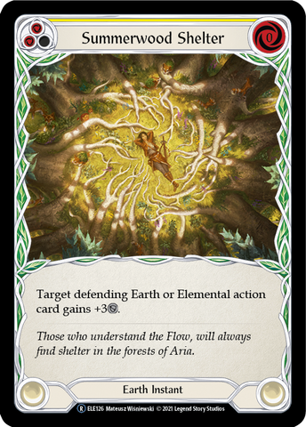 Summerwood Shelter (Yellow) [U-ELE126] Unlimited Rainbow Foil