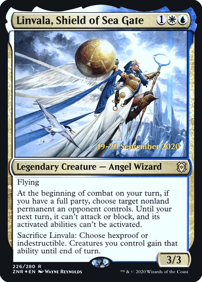 Linvala, Shield of Sea Gate [Zendikar Rising Prerelease Promos]