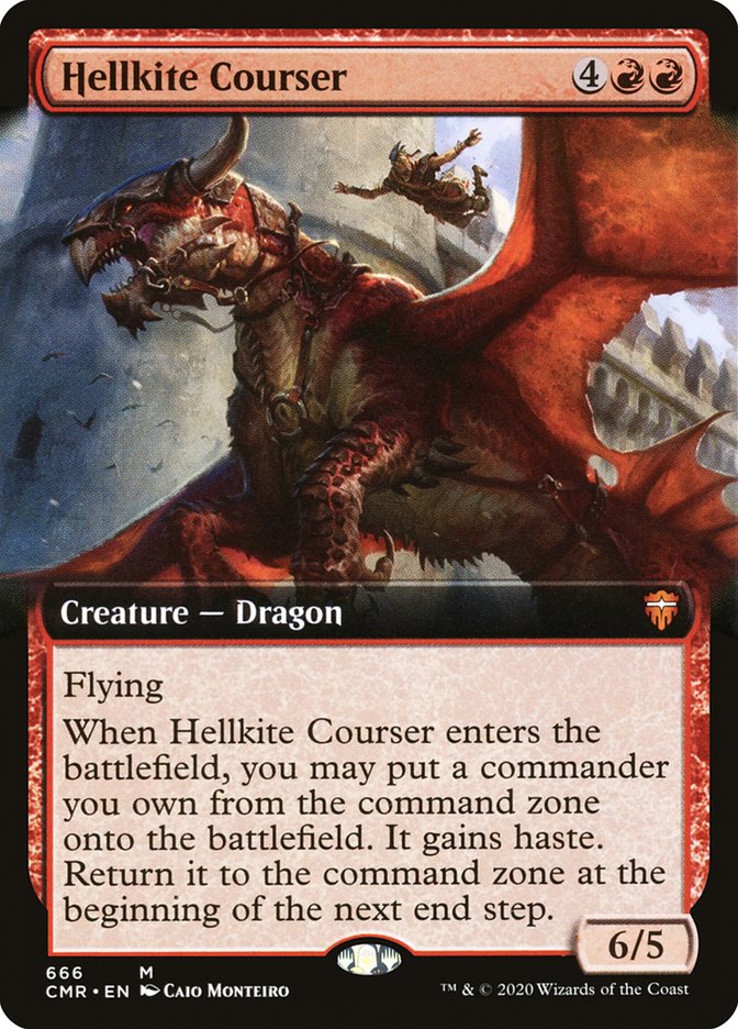 Hellkite Courser (Extended) [Commander Legends]