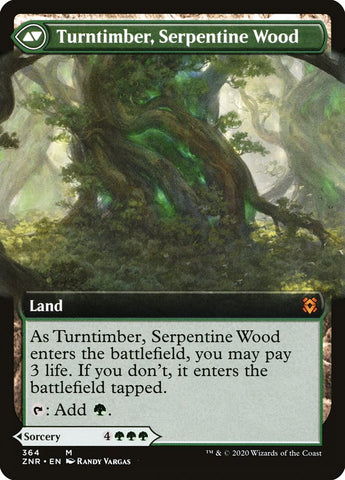 Turntimber Symbiosis // Turntimber, Serpentine Wood (Extended) [Zendikar Rising]