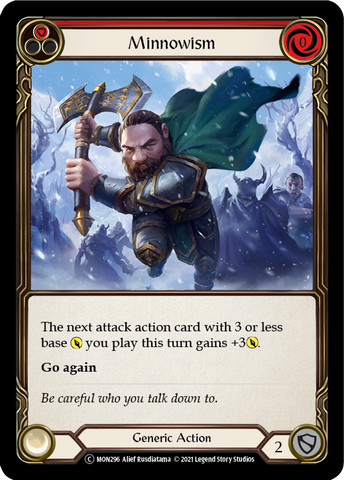 Minnowism (Red) [U-MON296-RF] Unlimited Rainbow Foil