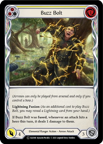 Buzz Bolt (Yellow) [U-ELE048] Unlimited Rainbow Foil