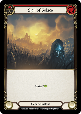 Sigil of Solace (Red) [WTR173-R] Alpha Print Rainbow Foil