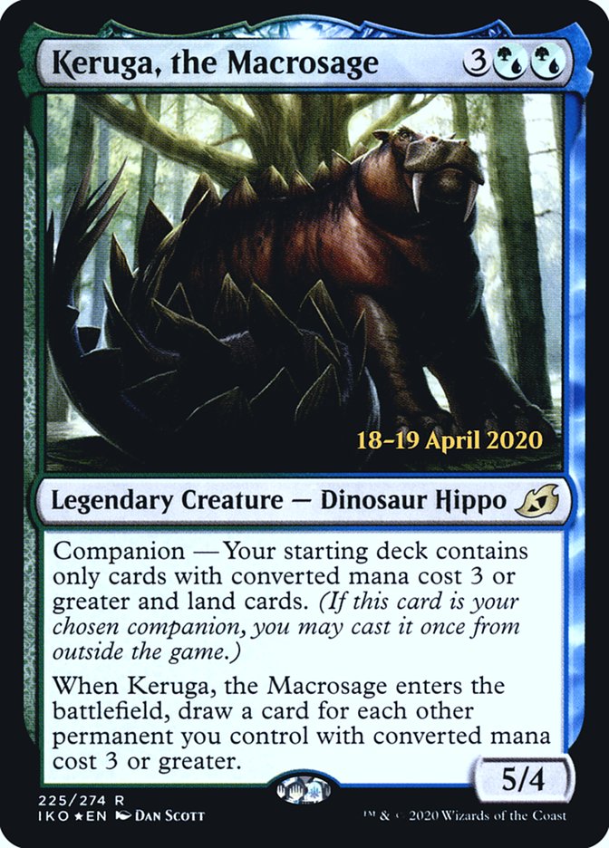 Keruga, the Macrosage [Ikoria: Lair of Behemoths Prerelease Promos]